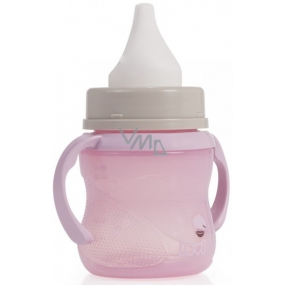 Lovi Retro Training mug pink, does not contain BPA for children from 6 months 150 ml