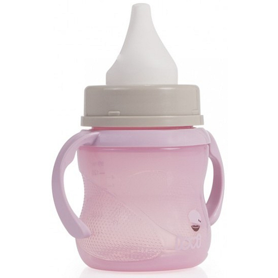 Lovi Retro Training mug pink, does not contain BPA for children from 6 months 150 ml