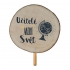 Bohemia Gifts Wooden Stick with Print - Teachers Change the World, Circle Diameter is 5 - 8 cm
