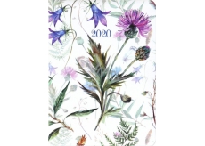 Albi Diary 2020 daily Meadow flowers 17 x 12.6 x 2.4 cm