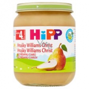 HiPP Fruit Organic Pears Williams Christ fruit side dish, reduced lactose content and no added sugar for children 125 g