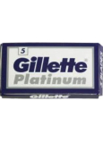 Gillette Platinum razor blades, blades 5 pieces