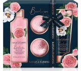 Baylis & Harding Fresh Rose Shower Cream 300 ml + Body Lotion 200 ml + Sparkling Ballistic Bath Ball 2 x 70 g, cosmetic set