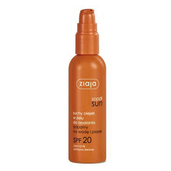 Ziaja Sopot Sun SPF 20 UVA+UVB dry oil in gel spray 90 ml