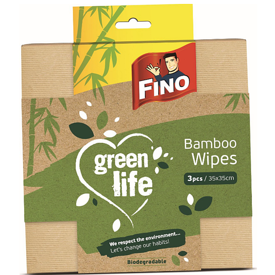 Fino Green Life Cloth Bamboo Multi-purpose 35 x 35 cm 3 pieces
