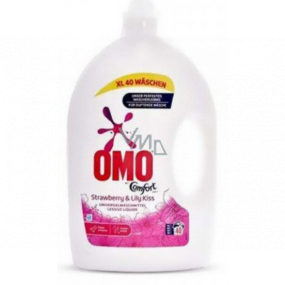 Omo Comfort Strawberry & Lily Kiss universal gel for washing 40 doses 2 l