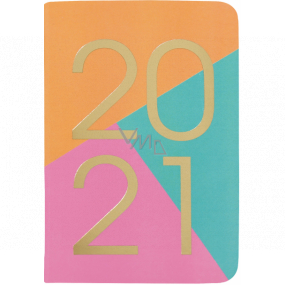 Albi Diary 2021 Mini Color 11 cm x 7.5 cm x 1 cm