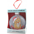 Albi Glass Christmas ornament with animals - Red cat 7.5 cm x 8 cm x 3.6 cm