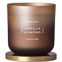 Emocio Vanilla Almond - Vanilla and almond scented candle glass with tin lid 100 x 100 mm