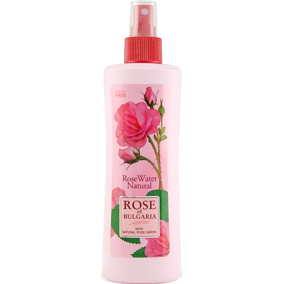 Rose of Bulgaria Natural rose water for all skin types in a spray 230 ml