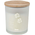 Emocio Cotton - Cotton scented candle in glass with wooden lid 88 x 100 mm 1 piece