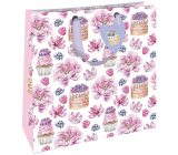 Nekupto Gift paper bag 32,5 x 32,5 x 14 cm Cakes