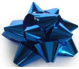 Nekupto Starfish medium luxury Blue 6,5 cm