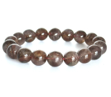 Auralite 23 natur bracelet elastic natural stone, ball 11 - 11,5 mm / 16 - 17 cm, one of the most powerful stones on the planet