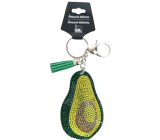 Albi Strass key ring avocado green