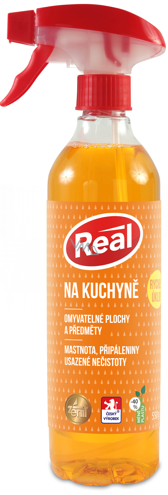 Real Kitchen active foam cleaner with a strong degreasing ...