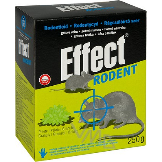 Effect Rodent granules rodenticide for mice and rats 250 g