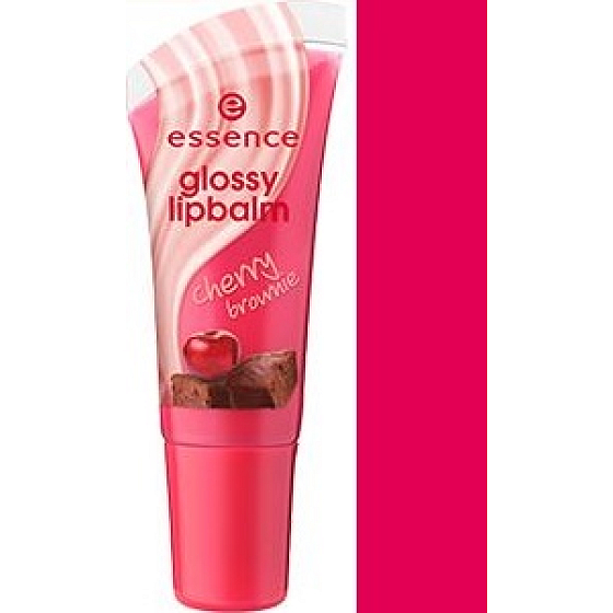 Essence Glossy Lipbalm Lip Balm with Gloss 03 Cherry Brownie 8 ml