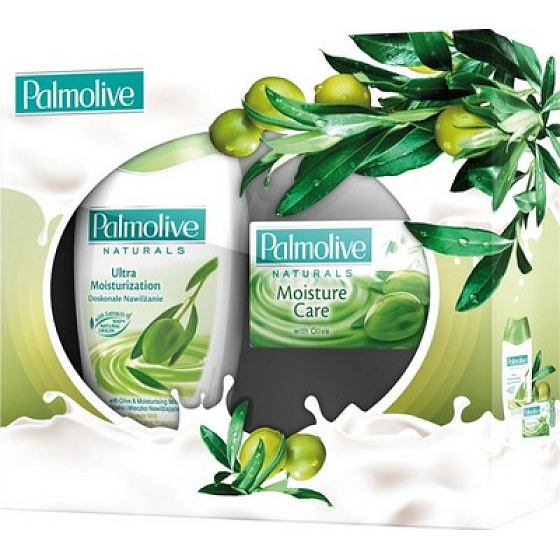 Palmolive Naturals Olive Milk shower gel 250 ml + solid soap 90 g, Olive touch cosmetic set