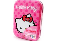 Hello Kitty Náplasti 20 kusů 4 druhy v kovové krabičce