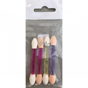 Eyeshadow applicator 80060 double-sided transparent 4 pieces