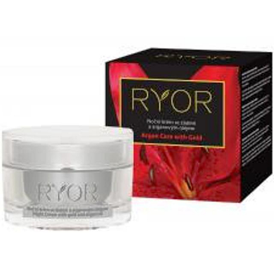Ryor Argan Care with Gold with Gold and Argan Oil Night Cream 50 ml