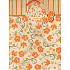 Nekupto Gift paper bag 23 x 18 x 10 cm Flowers orange 1 piece 755 01 BM