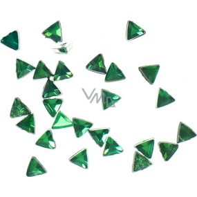 Professional Nail Decorations Triangles Green 132 1 pack