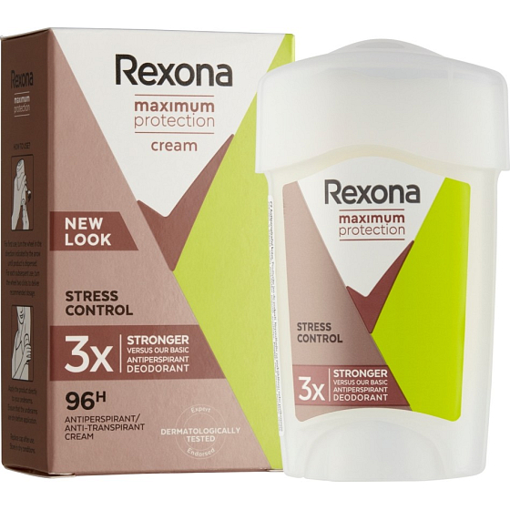 Rexona Maximum Protection Stress Control antiperspirant deodorant stick for women 45 ml