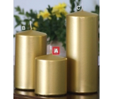 Lima Metal Serie candle gold cylinder 80 x 100 mm 1 piece