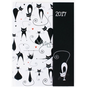 Albi Original Diary with magnet Cats 13 cm × 18 cm × 1 cm