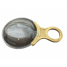 Reading magnifier with metal handle 65 mm, magnifies 4x