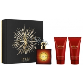Yves Saint Laurent Opium EdT 50 ml Eau de Toilette + 50 ml Body Lotion + 50 ml Shower Gel, Gift Set