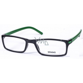 Berkeley +3 prescription reading glasses black green 1 piece MC2 ER4045