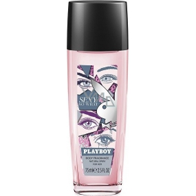 Playboy Sexy So What perfumed deodorant in glass for women 75 ml Tester
