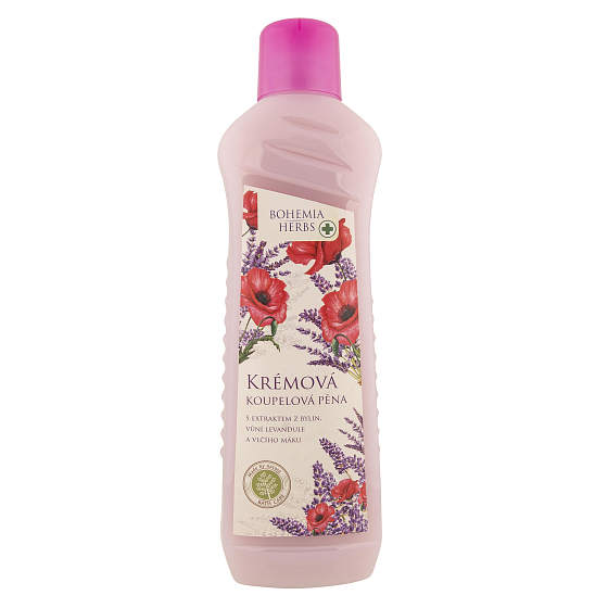 Bohemia Gifts Lavender and Poppy cream bath foam 1000 ml