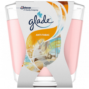 Glade Anti-tabac scented candle in glass, burning time up to 30 hours 70 g