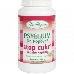 Dr. Popov Psyllium Stop Sugar capsules 120 pieces 104 g
