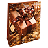 Nekupto Gift paper bag 23 x 18 x 10 cm Christmas brown gift WBM 1929 01
