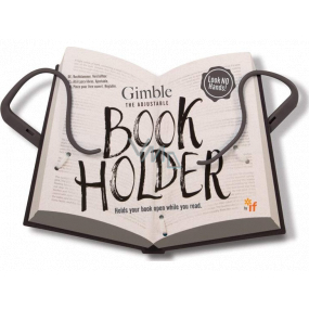 If Gimble Adjustable Bookholder travel book holder gray 340 x 240 x 20 mm