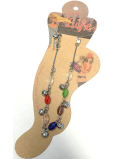 Albi Foot Jewellery Colored beads with spinners 1 piece