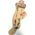 Albi Foot Jewellery Colored beads with spinners 1 piece