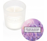 Heart & Home Oasis of Peace Soy scented votive candle in glass burning time up to 15 hours 5,8 x 5 cm 45 g