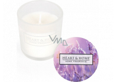 Heart & Home Oasis of Peace Soy scented votive candle in glass burning time up to 15 hours 5,8 x 5 cm 45 g