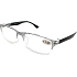 Berkeley Reading dioptric glasses +1.5 plastic transparent, black stripes 1 piece MC2248