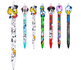 Colorino Mickey Mouse pen white, blue refill 0,5 mm