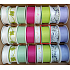 Ditipo Fabric ribbon Spring neon green 3 m x 25 mm