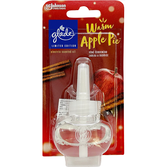 Glade Warm Apple Pie with the scent of red apple and cinnamon liquid refill for electric air freshener 20 ml