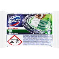Domestos 3v1 Power Pine toilet block refill, 35 g