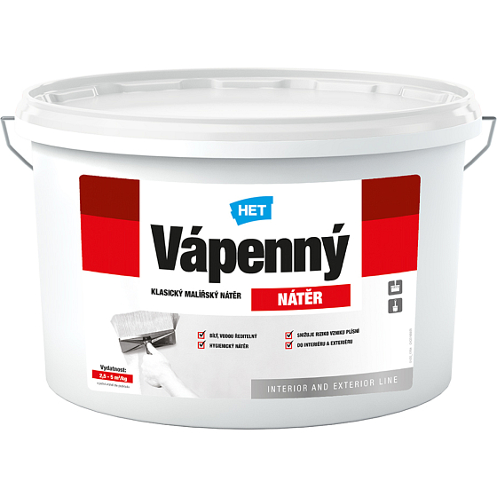 HET lime paint, white, 6 kg